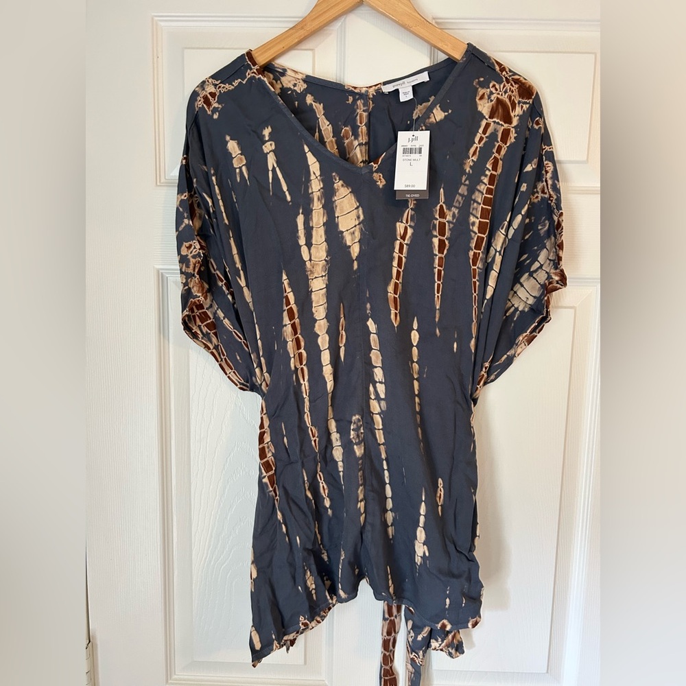 Hand dyed J Jill Boho top size large